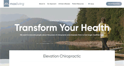 Desktop Screenshot of elevationchiromckinney.com